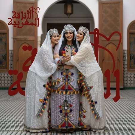 اللبسة الأمازيغية الكاملة – راحة فالمقاس وأناقة فالمناسبات 👰💛 بجودة ممتازة🔥