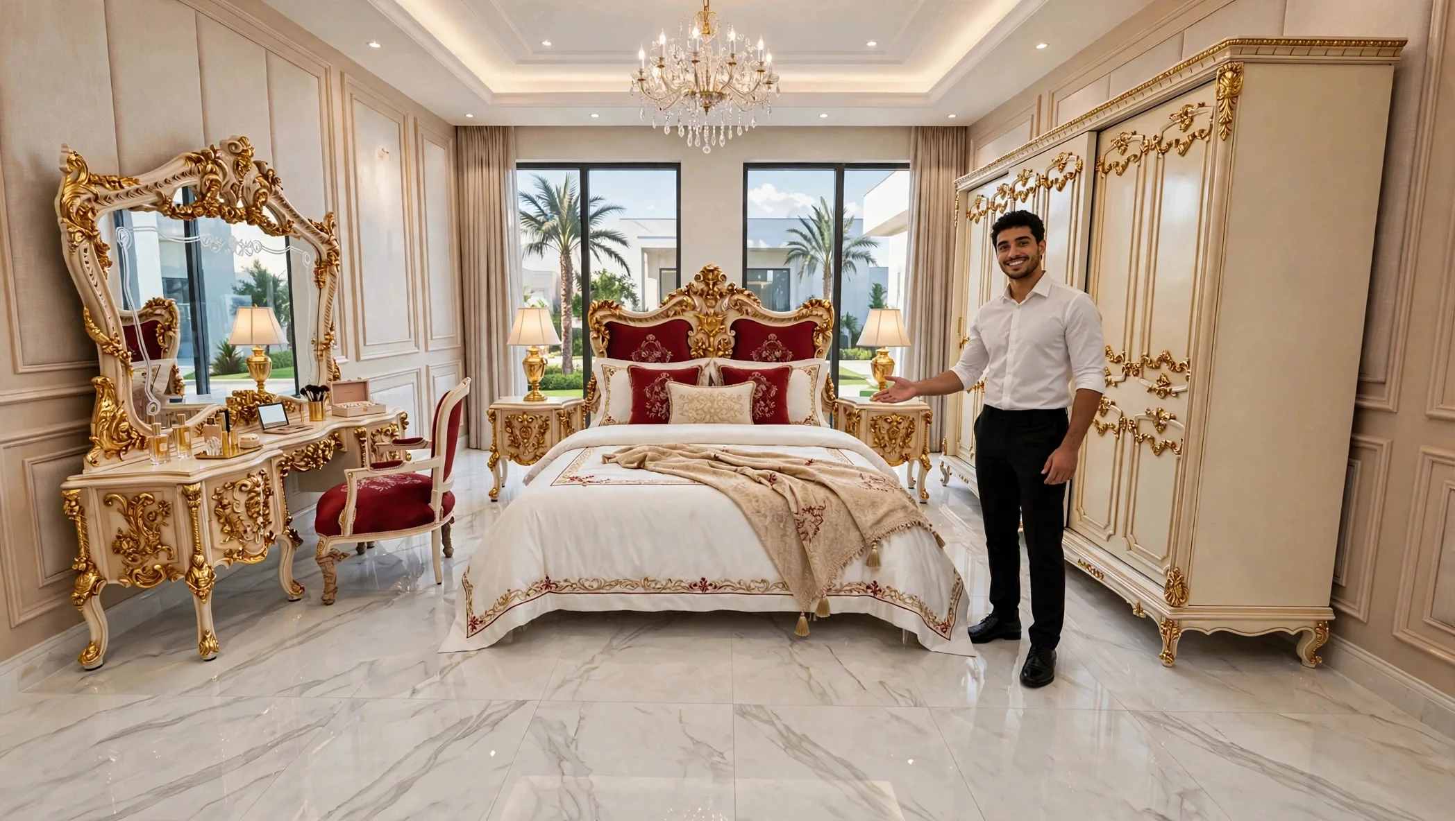 غرفه نوم ملكي