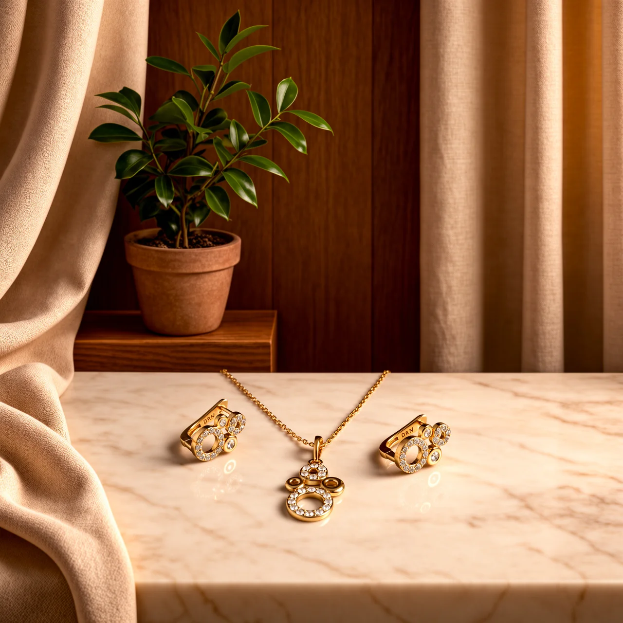 Pack Héritage — Parure Collier & Boucles d'Oreilles [Édition Prestige]