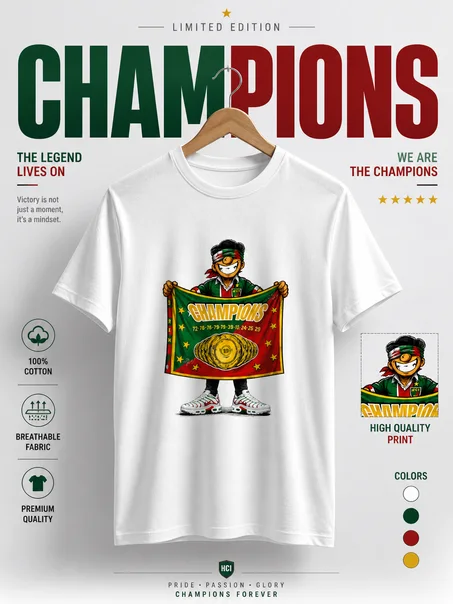 T-shirt mouloud champions