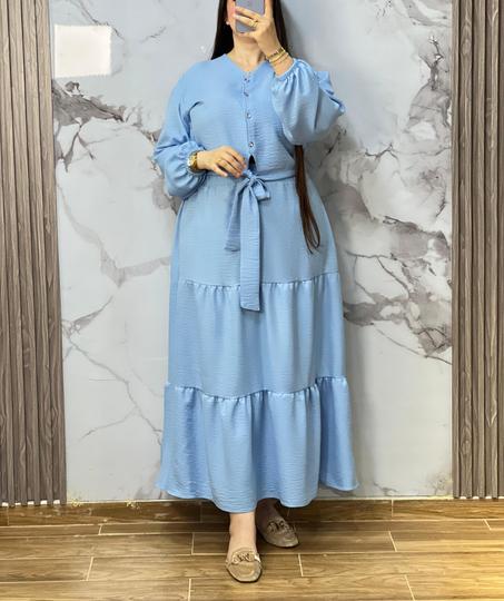 فستان "ندا" العصري – بألوان متعددة