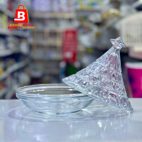 Sucrier en verre carma