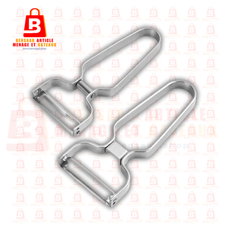 Eplucher inox doré argent