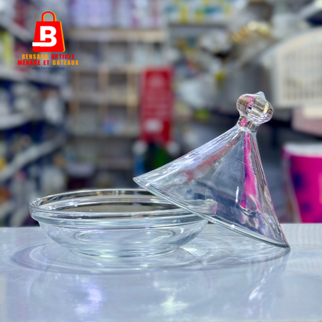 Sucrier en verre carma sample