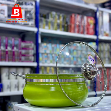 Marmite faitout 24cm vert