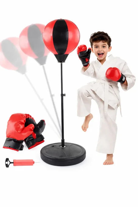 طقم الملاكمة المتكامل للأبطال الصغار.. فرغ طاقة ولدك في "الحاجة المليحة"!