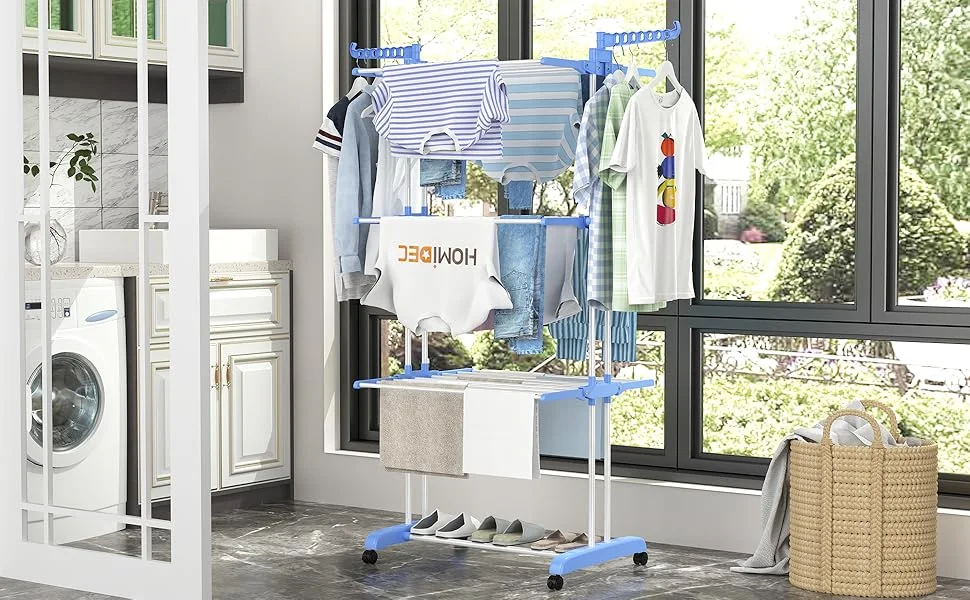 Étendoir à linge - Super - Sèche Linge - Métal - Pliable - Grande capacité