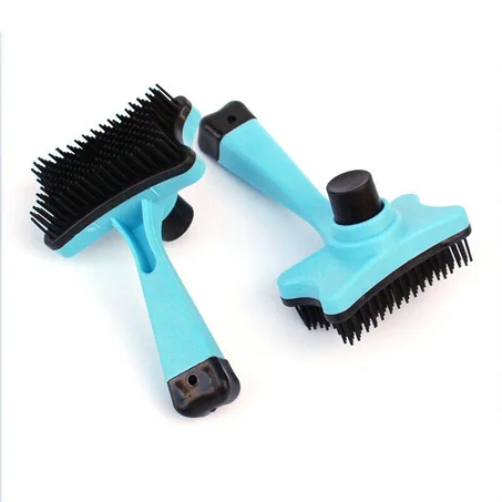 Brosse autonettoyante avec bouton