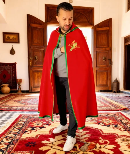 سلهام ملكي أحمر