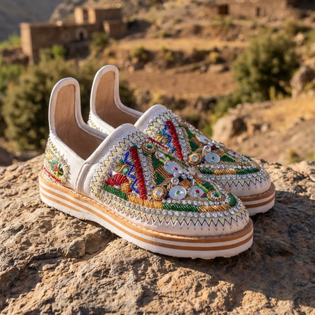 بلغة أمازيغية مطرزة بيد محترفة ولمسة فخمة من الجنوب