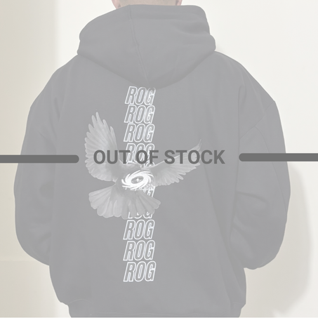 DOVE OF PEACE HOODIE - BLACK