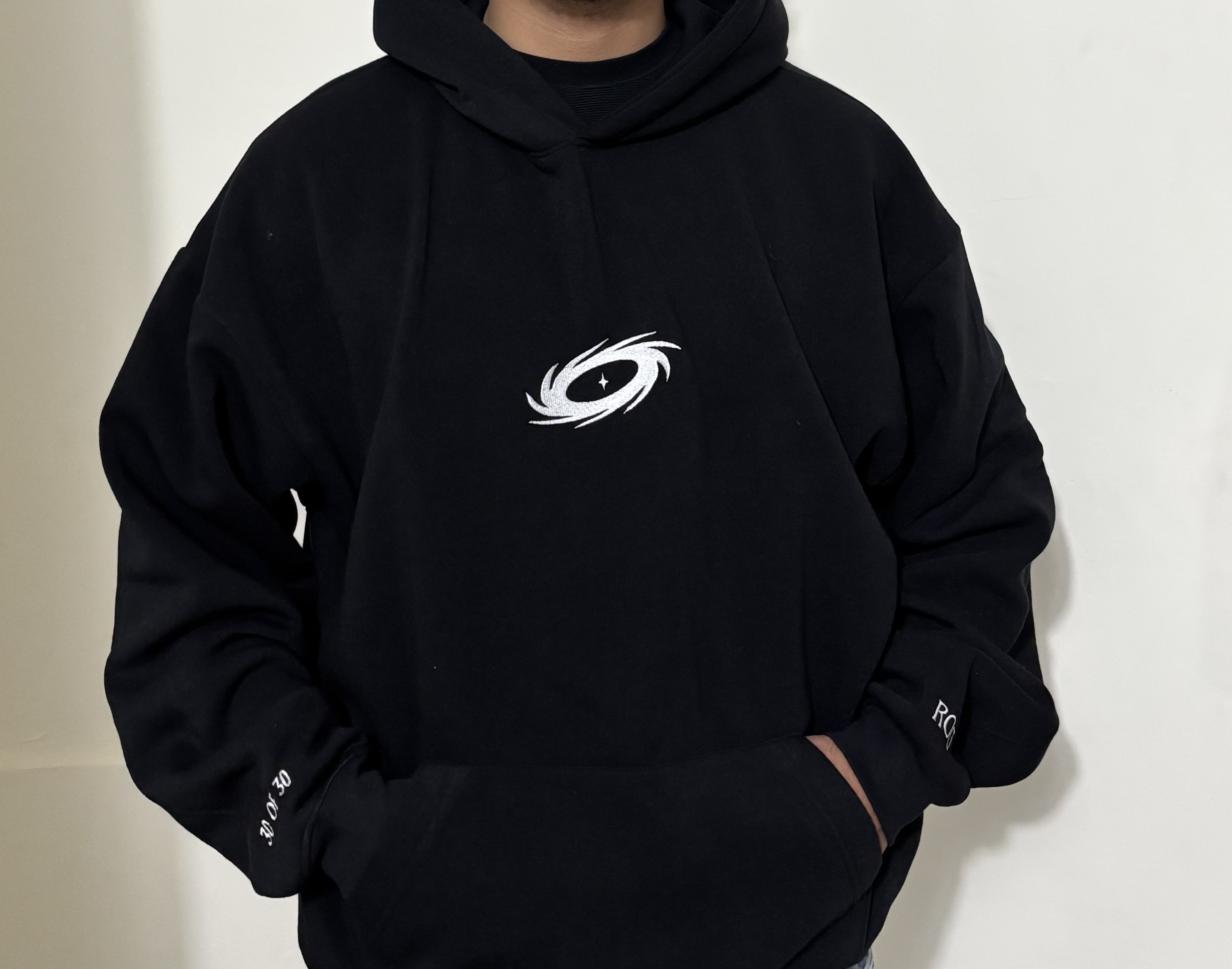 DOVE OF PEACE HOODIE - BLACK