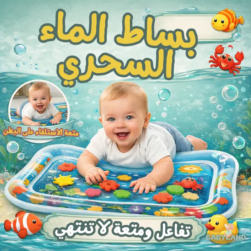 بساط تنمية الحواس بالماء وتنشيط الأطفال