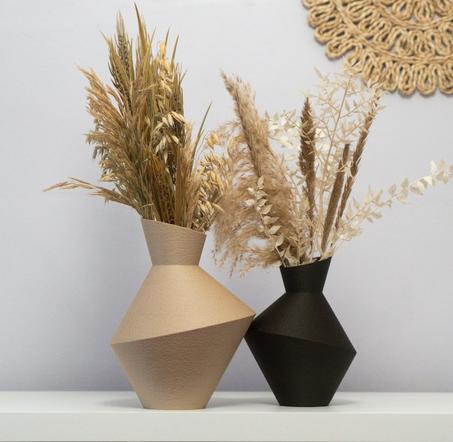 Ensemble 2 vases + FLEURS SÉCHÉES offertes 🎁