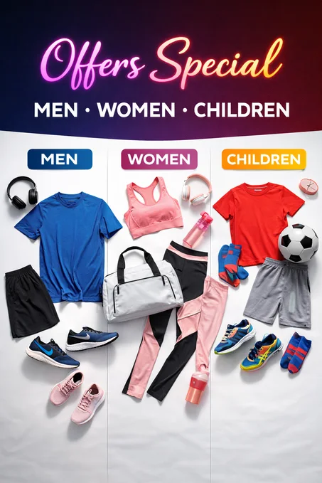 منتجات رياضية بعروض خاصةs