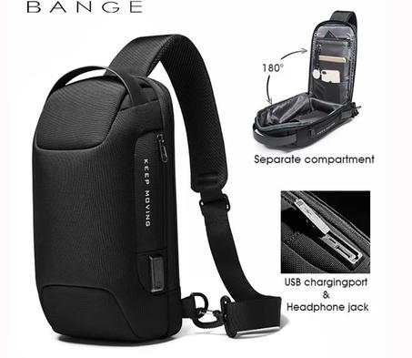 Multifunction anti-theft bag with USB charging