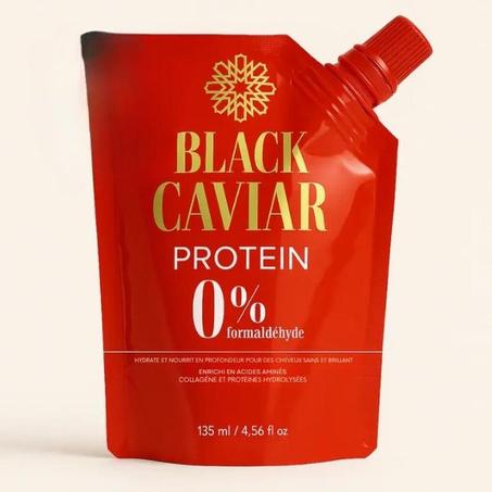 BLACK CAVIAR Lissage Brésilien Black Caviar Protein 0% Formaldéhyde – 135ml