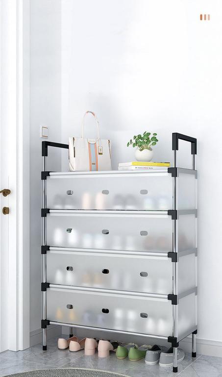 منظم الاحذية  خمسة طوابق قوي ومتين وسهل في التركيب