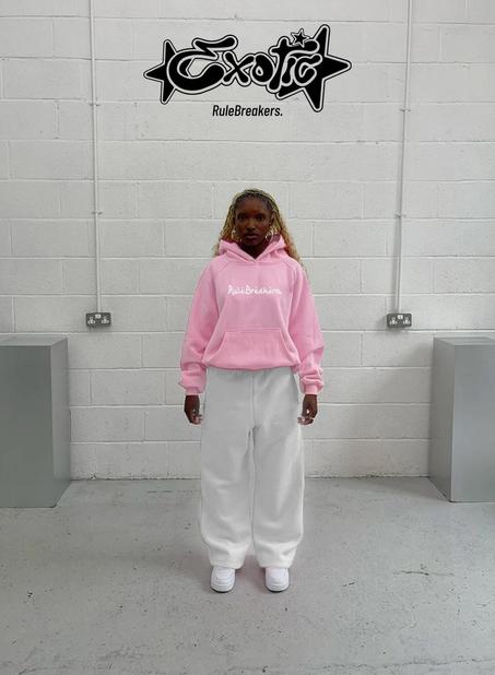 Oversized Pink Hoodie
