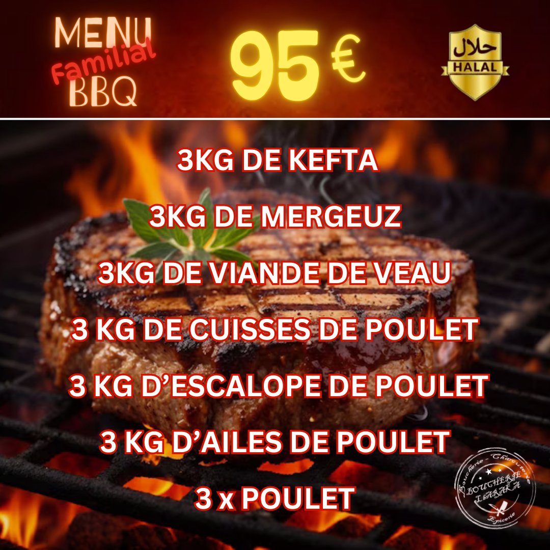 Menu BBQ Familial