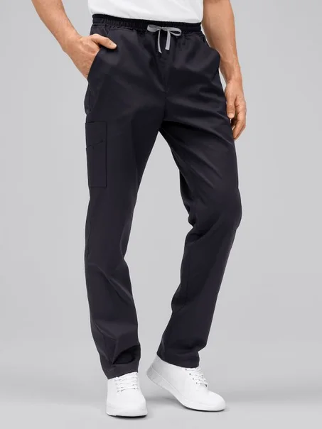Pantalon Médical Homme Stretch – Confort Premium avec Poches Cargo | Blanc, Bleu Marine, Gris Foncé