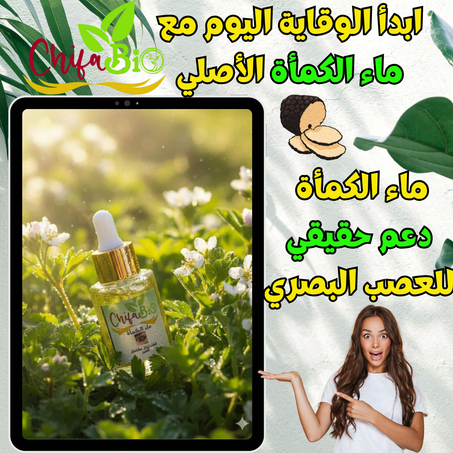 💧✨ ماء الكمأة الأصلي – عناية بصرية مستوحاة من وصفة نبوية