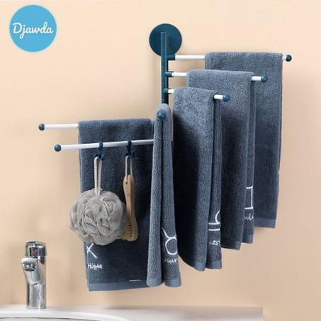 حامل مناشف جداري دوّار (T)