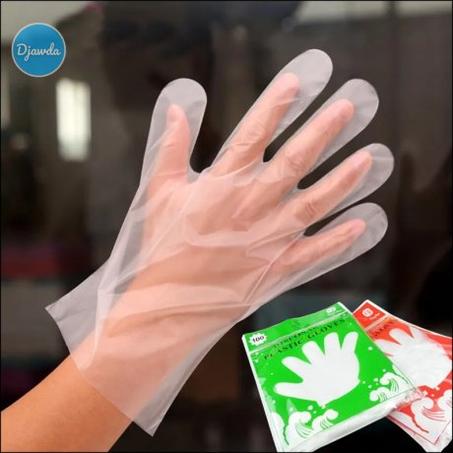 قفازات بلاستيكية (T)