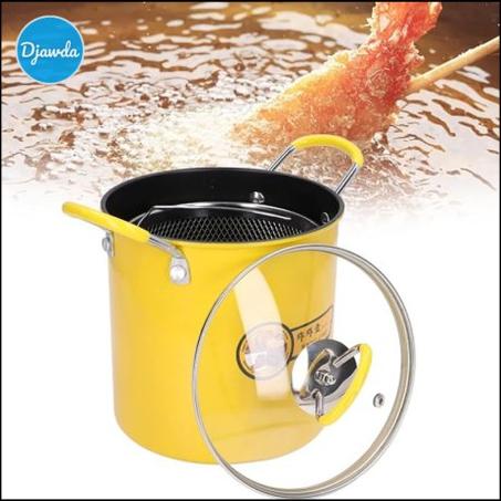 وعاء القلي مع مصفاة فولاذية(4140)