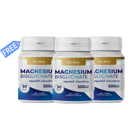 Mag Bisglycinate 500 mg  Bios Maris (PACK DE 3 BTS)