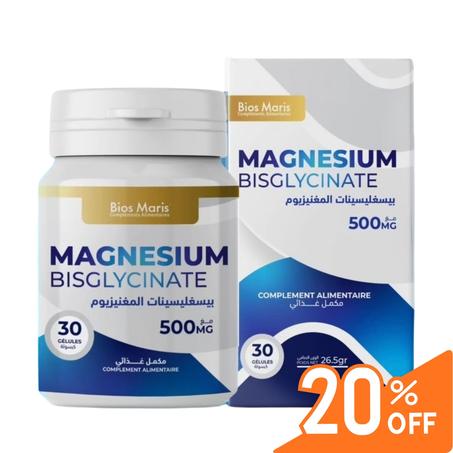 Magnesium Bisglycinate 500 mg Bios Maris 20%
