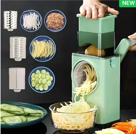 قطاعة خضروات يدوية متعددة الوظائف 4 في 1