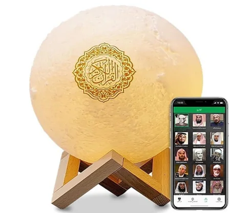 مكبر صوت على شكل مصباح القمر