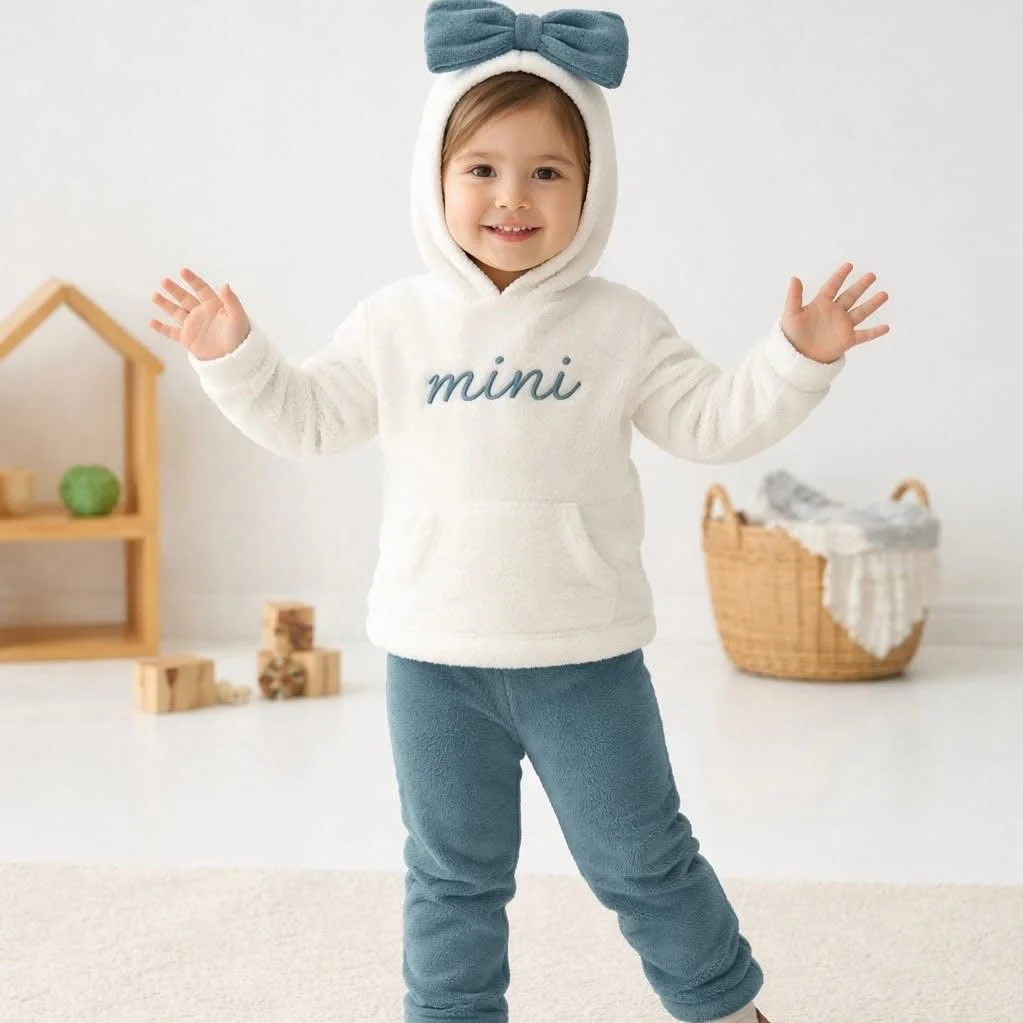 🔥👧طقم كنيش للفتيات من 2 إلى 14 سنة