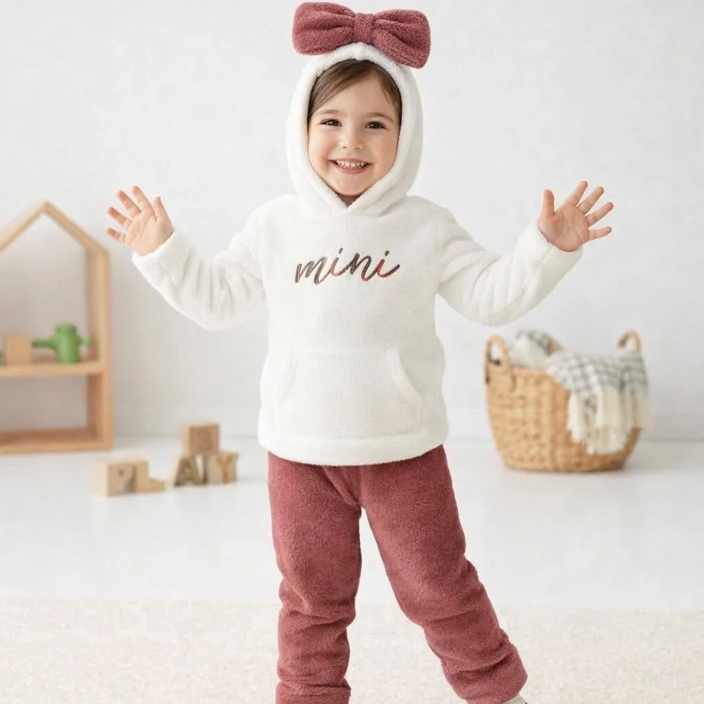 🔥👧طقم كنيش للفتيات من 2 إلى 14 سنة