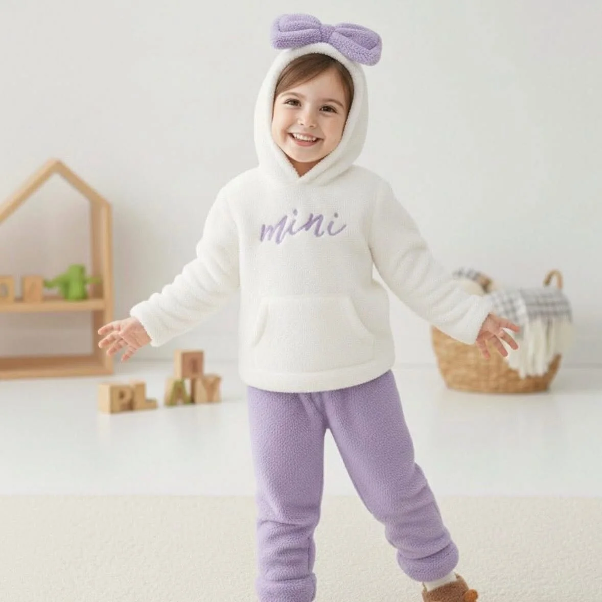 🔥👧طقم كنيش للفتيات من 2 إلى 14 سنة