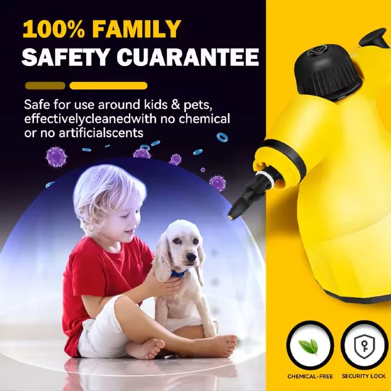 Nettoyeur à vapeur portatif multi-surfaces pour la maison