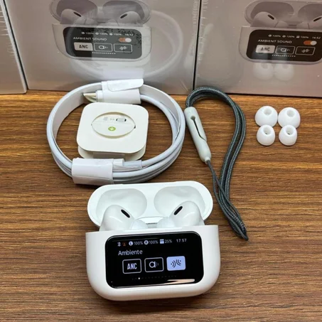 سماعات لاسلكية ANC/ENC مع شاشة رقمية – Bluetooth TWS