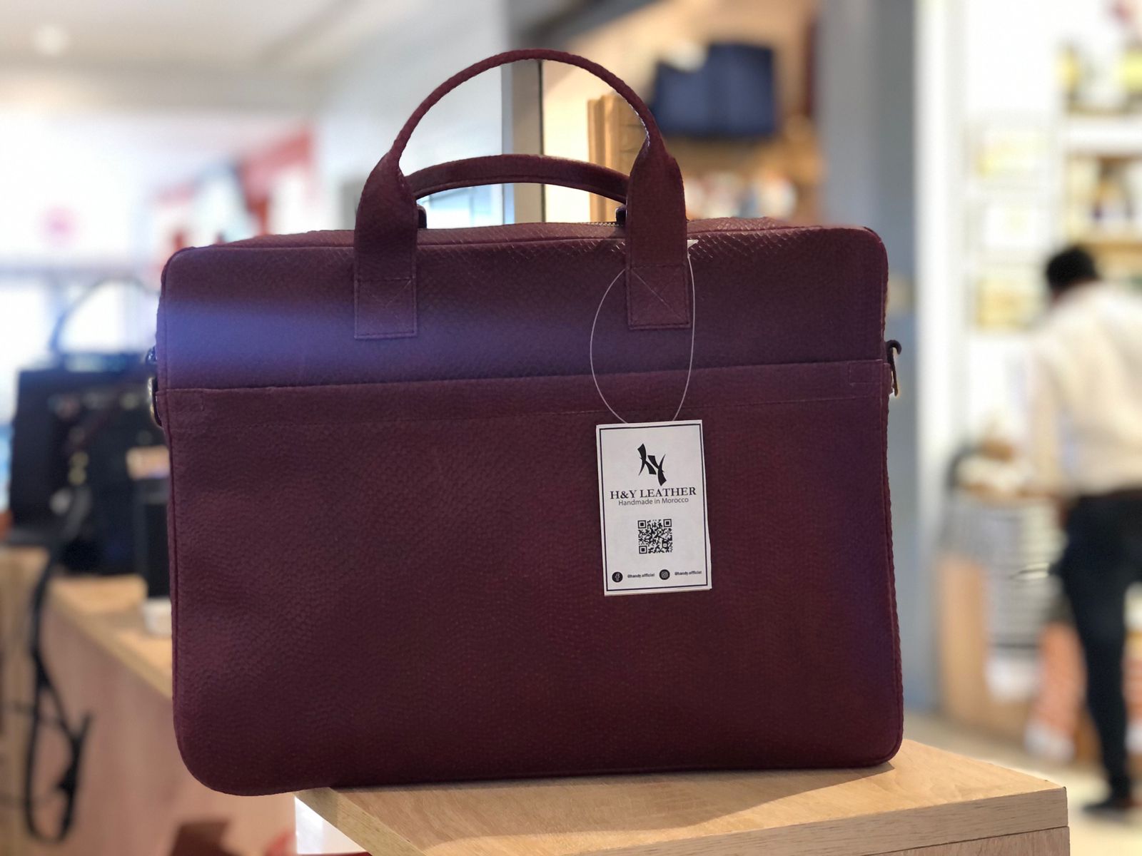 sac pour pc en cuir