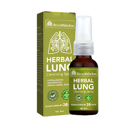 رذاذ عشبي طبيعي لتنضيف الرئتين