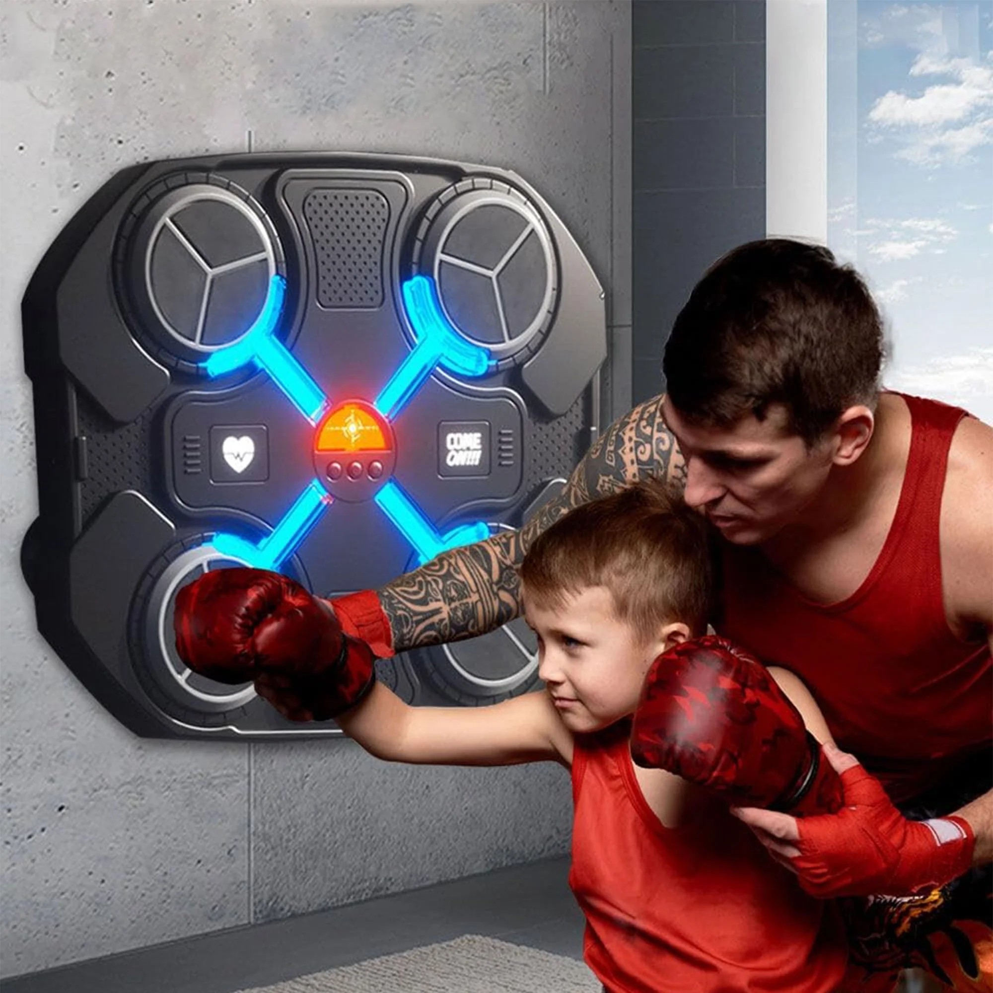 • جهاز البوكسينج يعمل بالموسيقى في المنزل