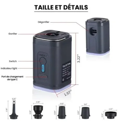 Pompe Électrique Portable (Type-C)