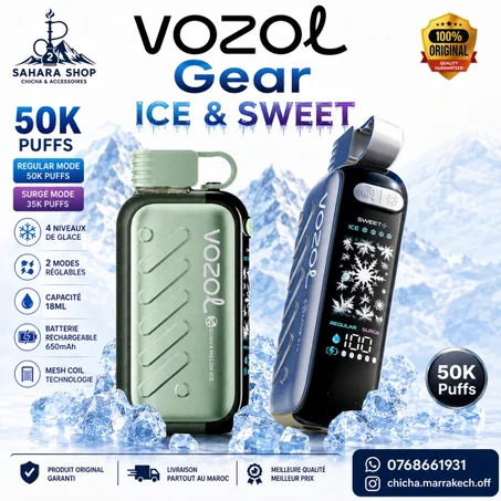 VOZOL 50K Gear ice sweet 50mg/5%nicotin