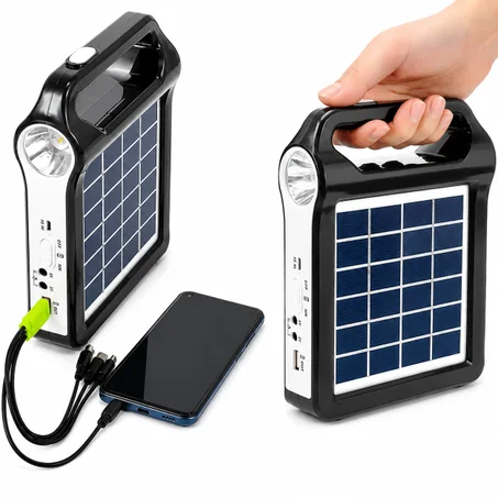 Kit Solaire Intelligent LED + Power Bank