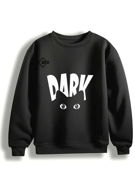 Black Sweatshirt - Dark cat