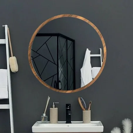 Miroir MARRON Avec Meuble