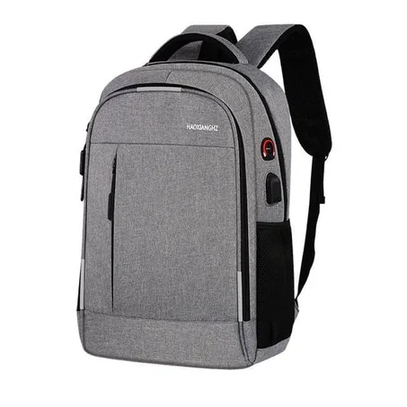 Sac à Dos Premium USB pour PC – NOIR & GRIS