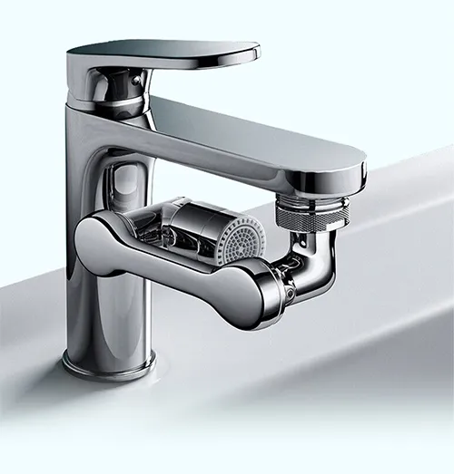 محوّل صنبور ماء دوّار بزاوية 1080° متعدد الوظائف