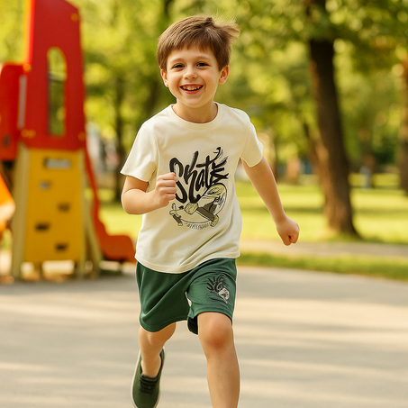 طقم أطفال صيفي بتصميم عصري ولمسة تركية