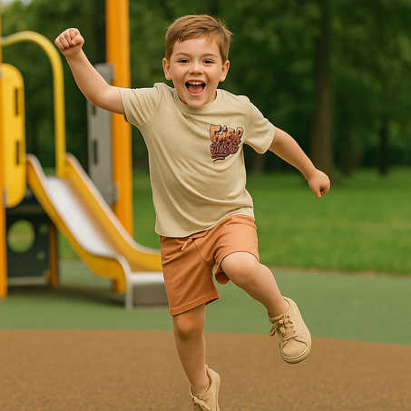 طقم صيفي أنيق للأولاد راحة وأناقة بتصميم تركي عصري